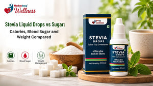 Stevia Liquid Drops vs Sugar:Calories, Blood Sugar and Weight Compared