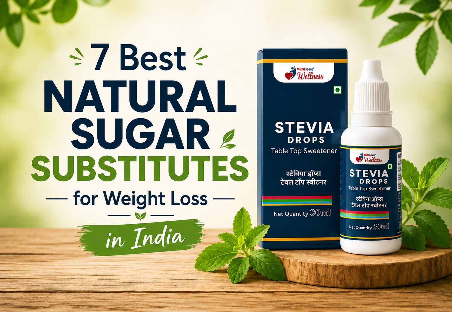 7 Best Natural Sugar Substitutes for Weight Loss in India