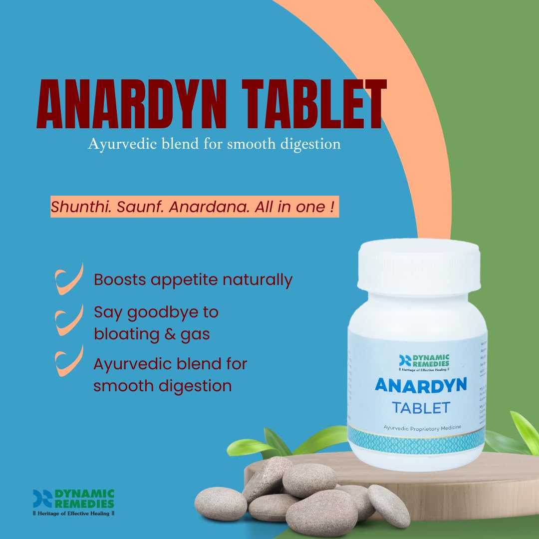 Anardyn Tablet – Ayurvedic Digestive Support, Gas & Bloating Relief