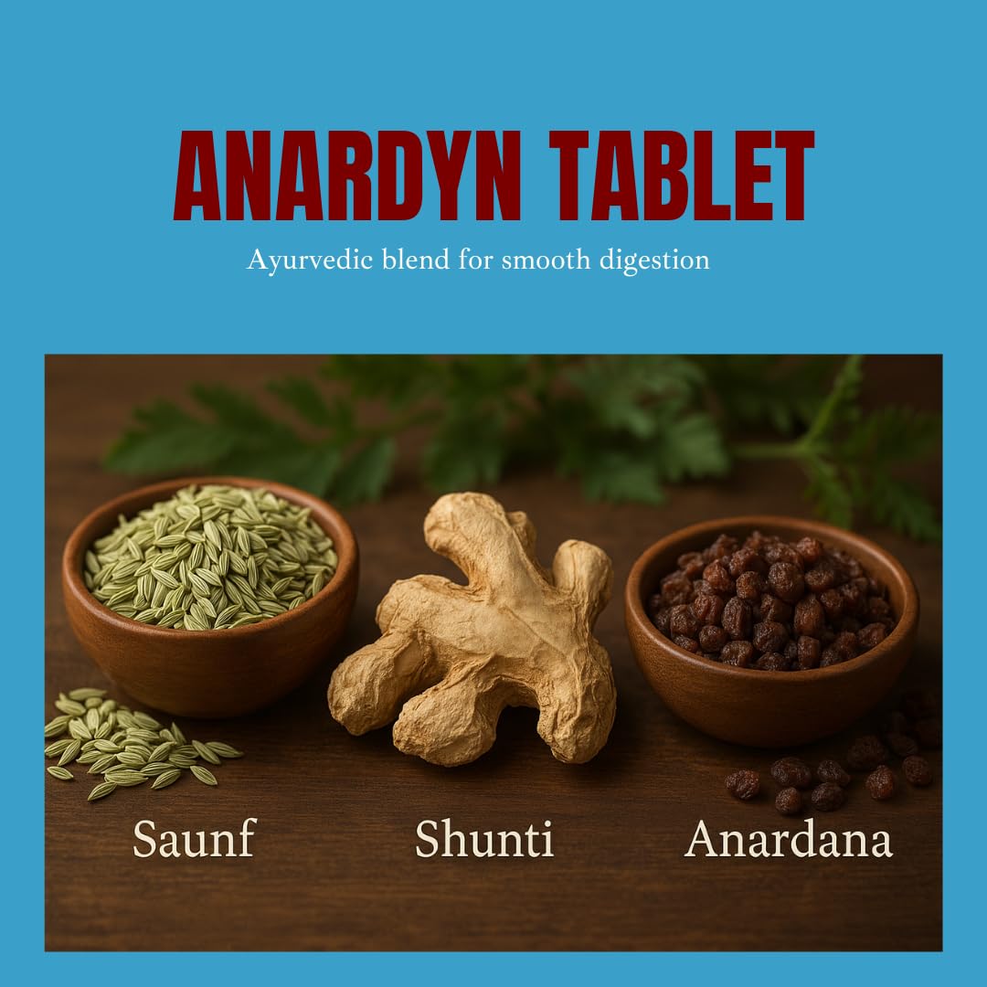 Anardyn Tablet – Ayurvedic Digestive Support, Gas & Bloating Relief