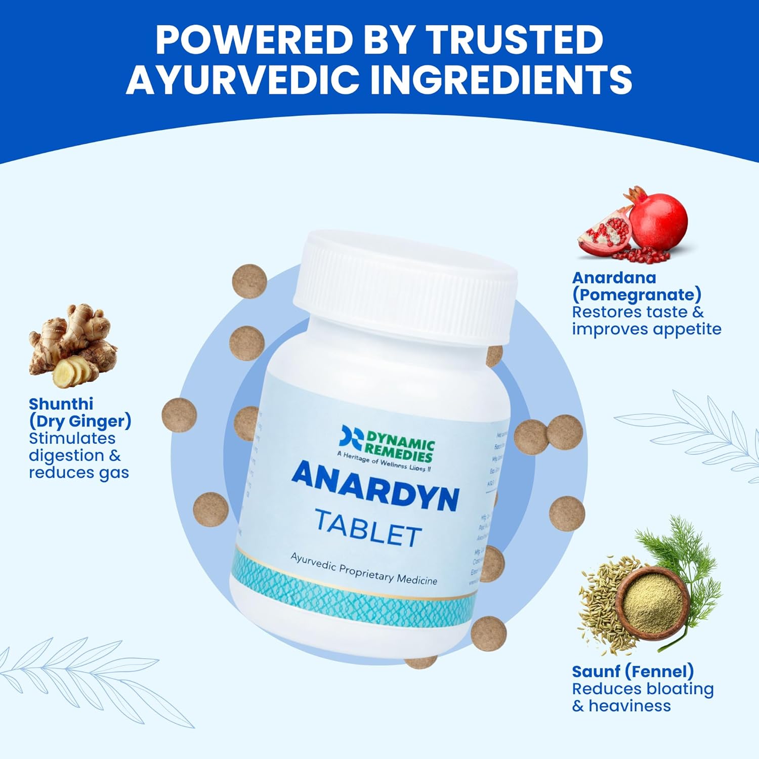 Anardyn Tablet – Ayurvedic Digestive Support, Gas & Bloating Relief
