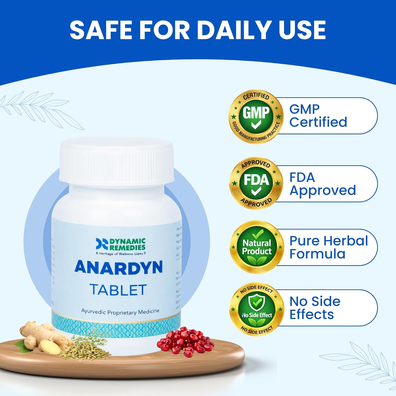 Anardyn Tablet – Ayurvedic Digestive Support, Gas & Bloating Relief