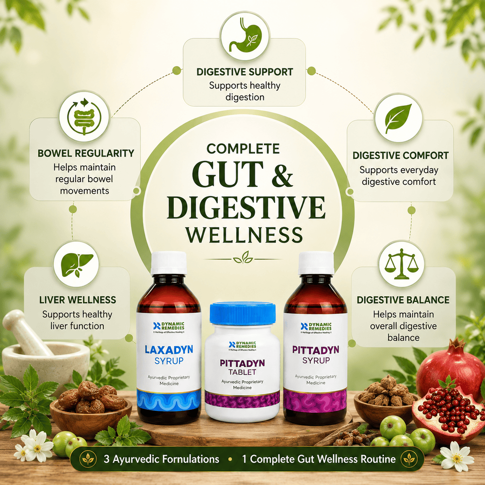 3-in-1 Ayurvedic Support for Digestion, Bowel Regularity & Digestive Comfort