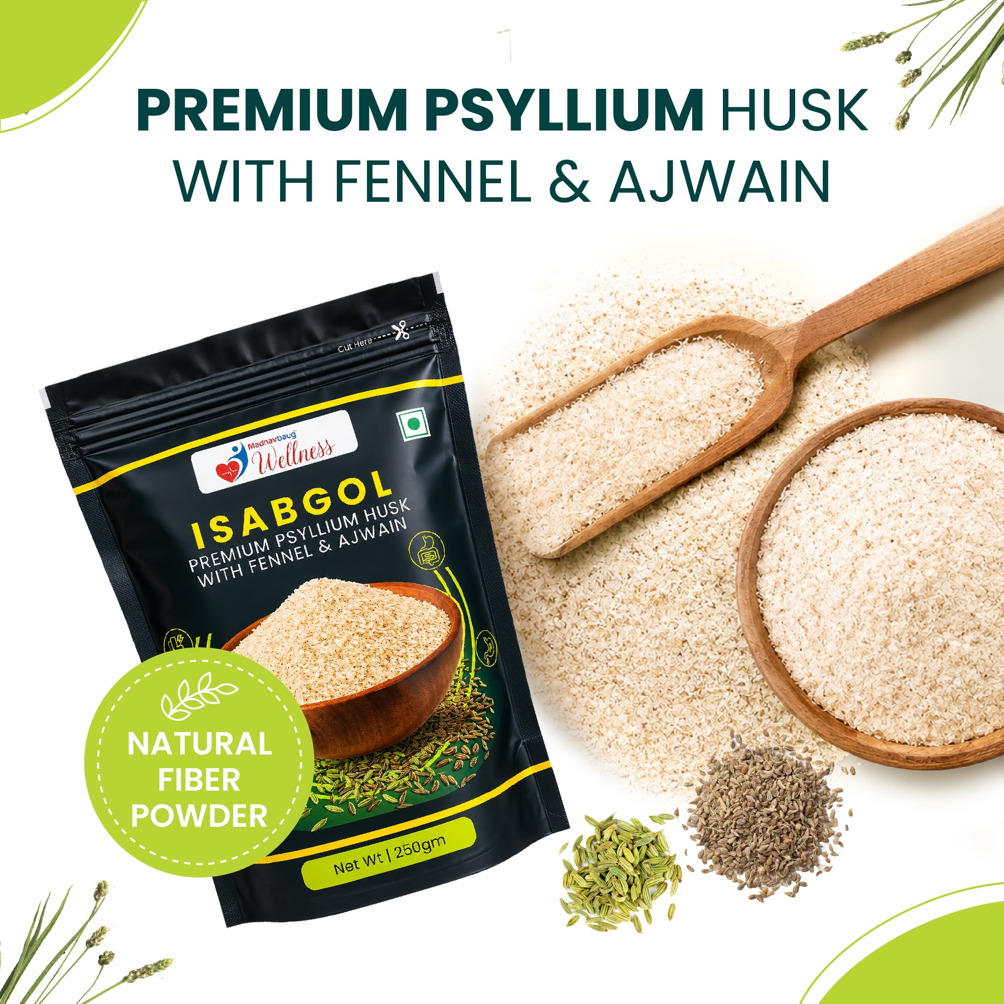 Madhavbaug Wellness Isabgol Powder