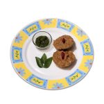 Lentigrain Idli with chuney Front