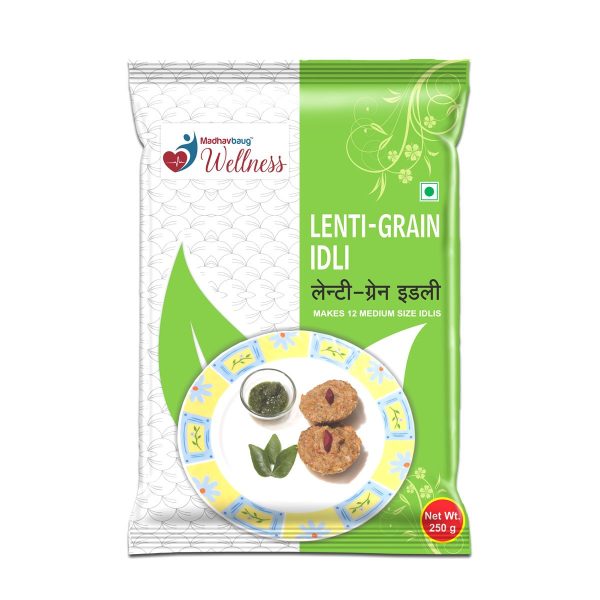 Madhavbaug Wellness LentiGrain Idli 250 Pouch
