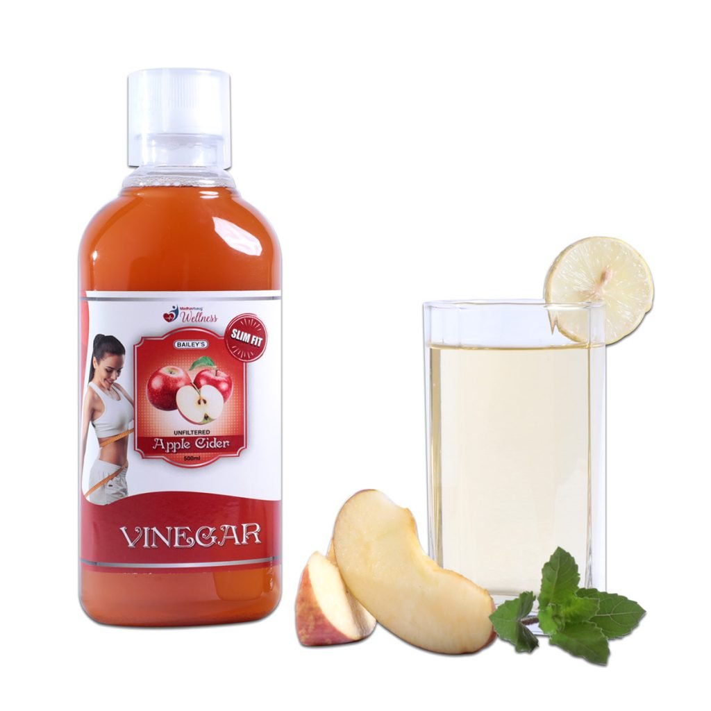 Bailey's Apple Cider Vinegar With Glass